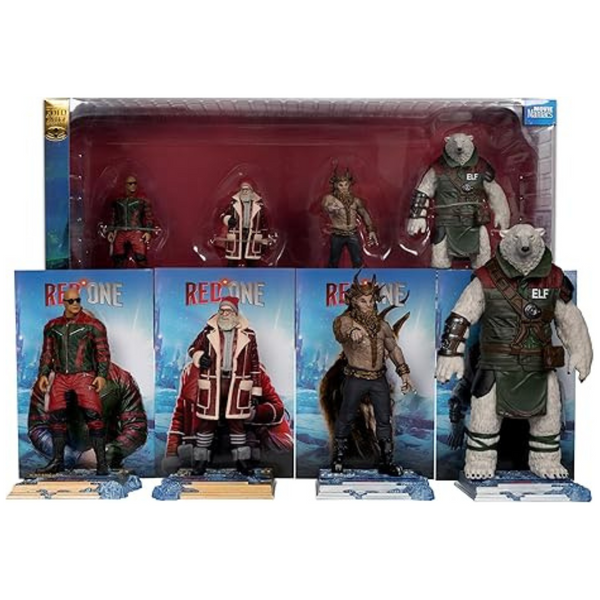 4-Pack McFarlane Toys Red One Callum Drift, Nick, Garcia & Krampus 6 Posed Figures