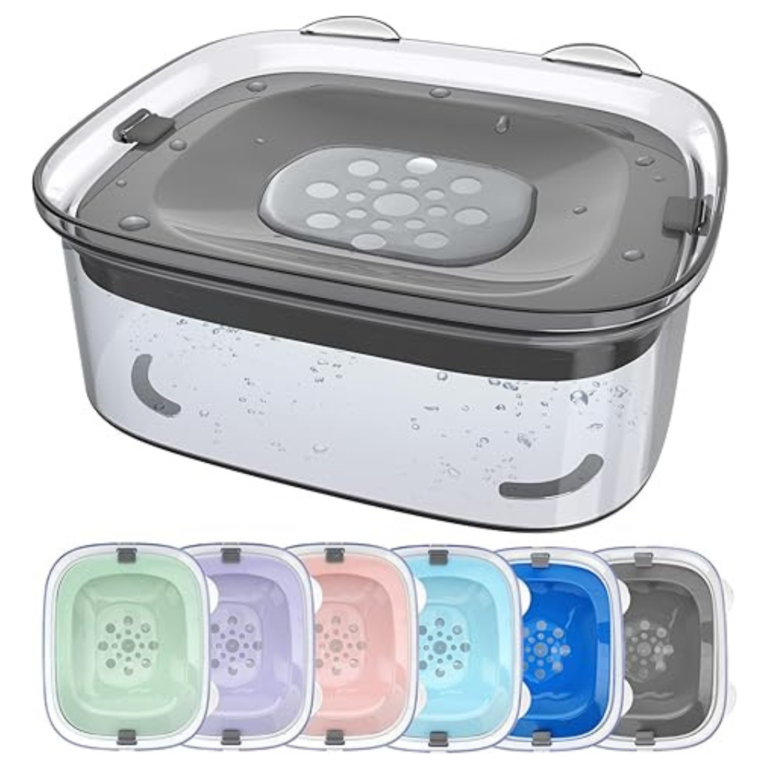 101-Oz Aonkey No Spill Dog Water Bowl (Gray)