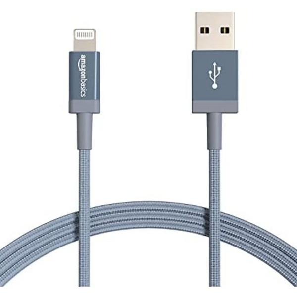 2-Pack Amazon Basics 6 Foot USB-A to Lightning Charger