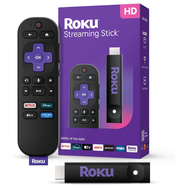 Roku HD Streaming Stick For TV With Roku Voice Remote (2025)