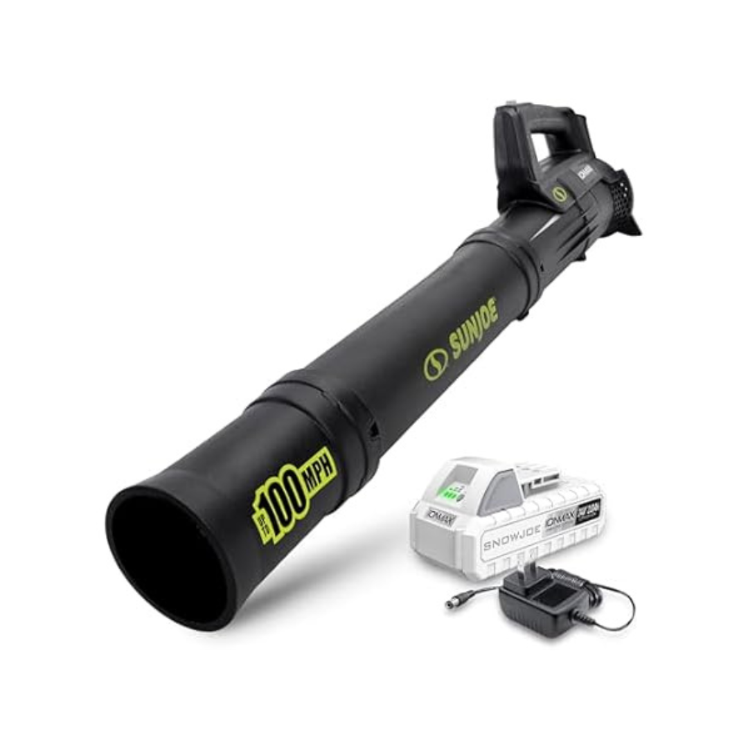 Sun Joe iON Cordless Turbine Jet Leaf Blower W/ 2.0Ah Battery & Charger
