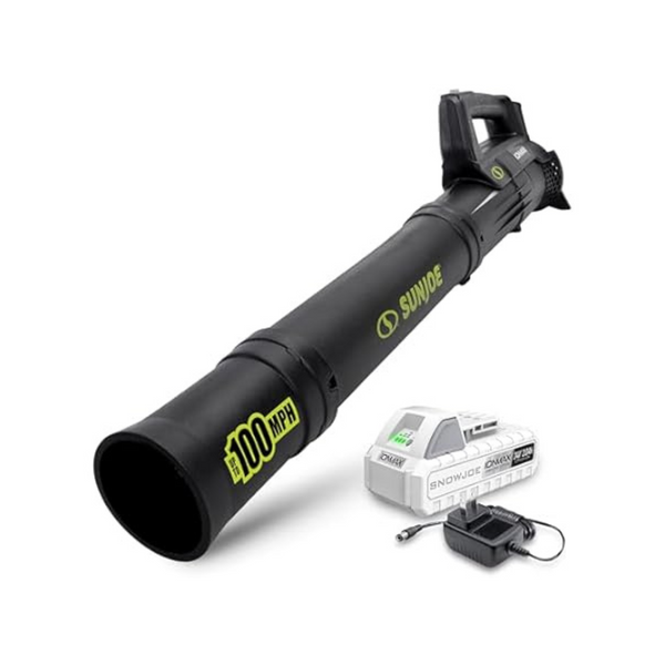 Sun Joe iON Cordless Turbine Jet Leaf Blower W/ 2.0Ah Battery & Charger