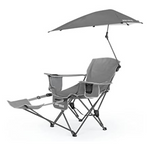 Sport-Brella Beach Chair With UPF 50+ Adjustable Umbrella