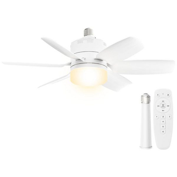 Dimmable 6 Speeds 1200 Lumens Ceiling Fan With Lights And Remote Control