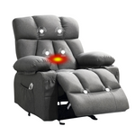 Heavy Duty Manual Recliner Chair With Heat Therapy