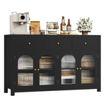 Wade Logan Bonnetta 55.1"W Modern Buffet Cabinet (2 Colors)