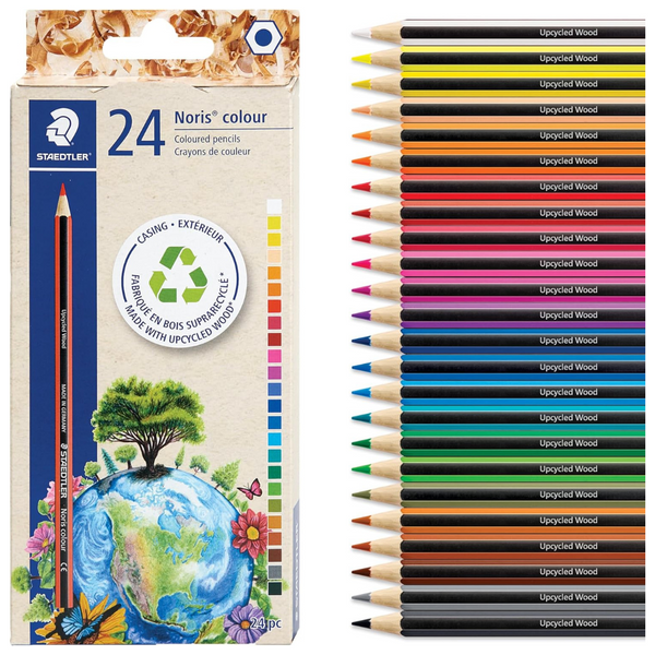 24-Pack Break-Resistant Lead Colored Pencils