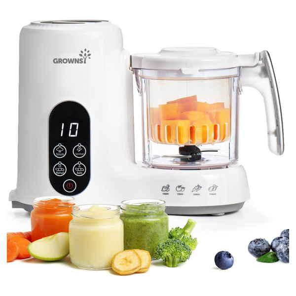 Grownsy Baby Food Maker With Steam Basket