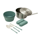 7-Pieces Stansport 2 Person Camping Cook Set (17378)
