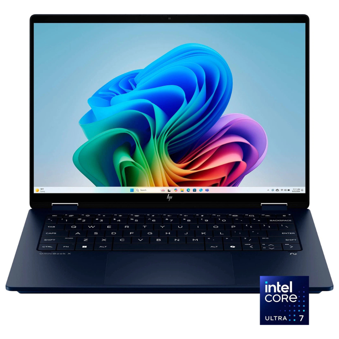 HP 14" 2K FHD+ Touch 2-in-1 Copilot+ PC Laptop (Core Ultra 7 256V / 16GB RAM / 1TB SSD)