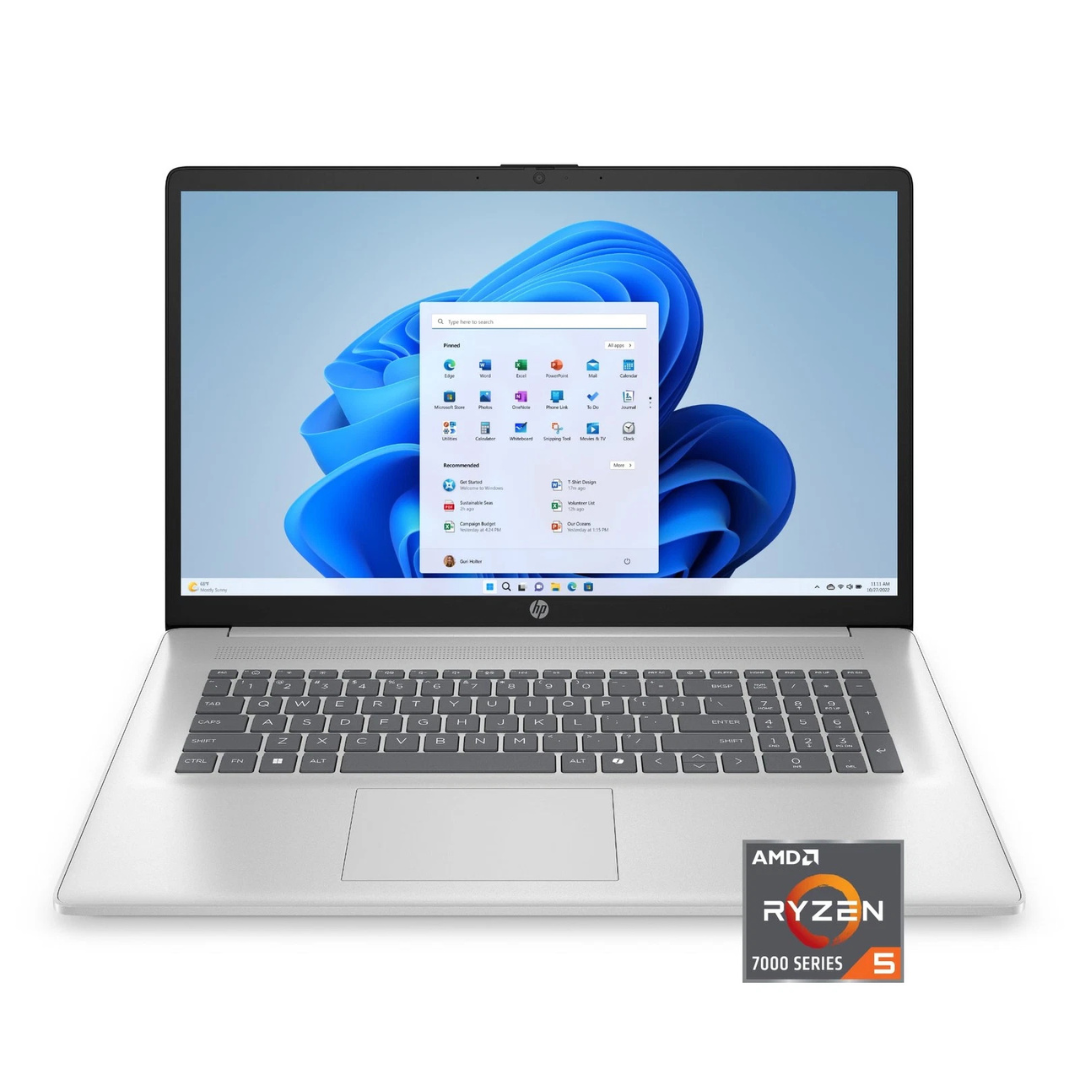 HP 17-cp2025dx 17.3" FHD Laptop (Ryzen 5 7520U / 8GB RAM / 512GB SSD)
