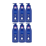 6-Pack Nivea 400ml Richly Nourishing Lotion Body Milk