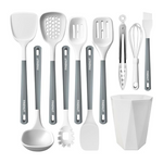 11-Piece FINENUT Silicone Cooking Utensils Set (4 Colors)