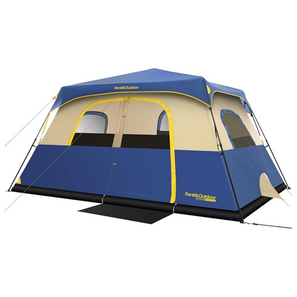Fanttik 8-Person Camping Tent With Rainfly & Windproof (2 Colors)