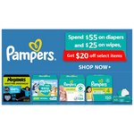 Amazon: Save $20 When You Spend $80 On Pampers Diapers Or Wipes!