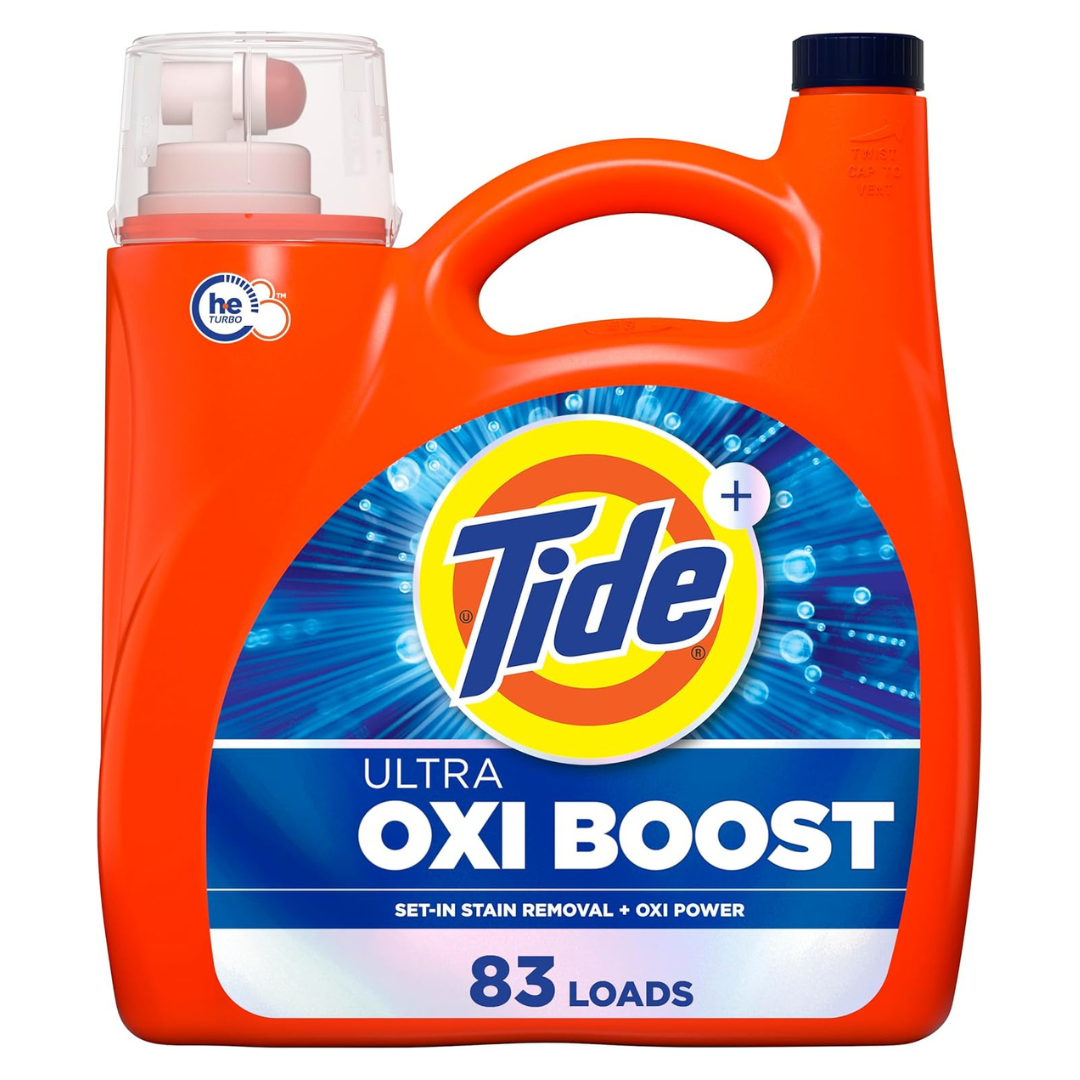 Tide Ultra Oxi Boost Liquid Laundry Detergent (117 fl oz)