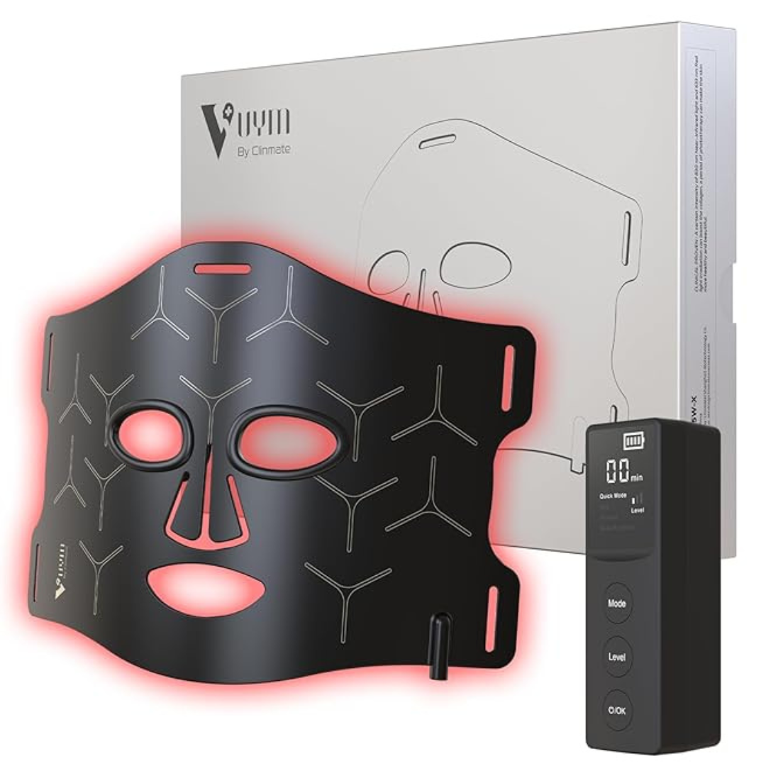 Ultra-Thin Cordless Infrared Light Therapy Mask For Glowing Skin