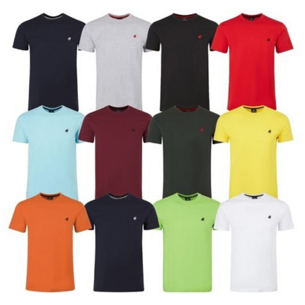 5-Pack Men's Short Sleeve Crew Neck T-Shirts (Various)