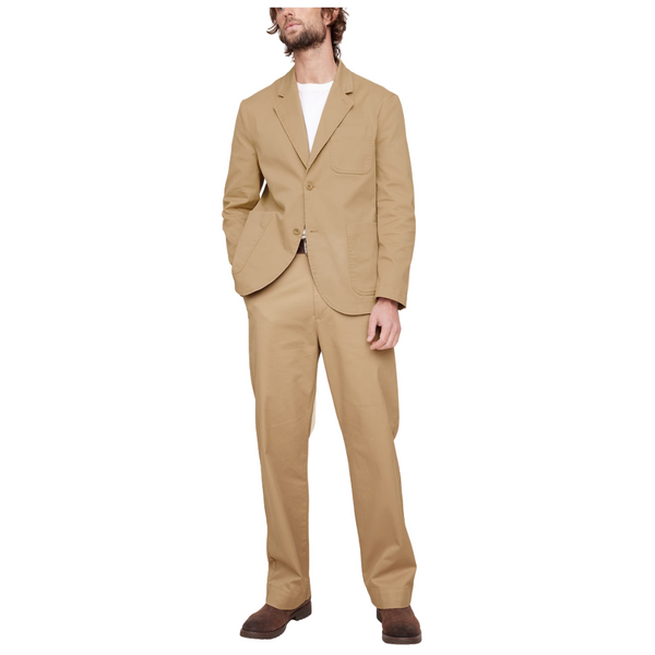 Banana Republic Men's Stretch-Chino Blazer (Khaki Beige)