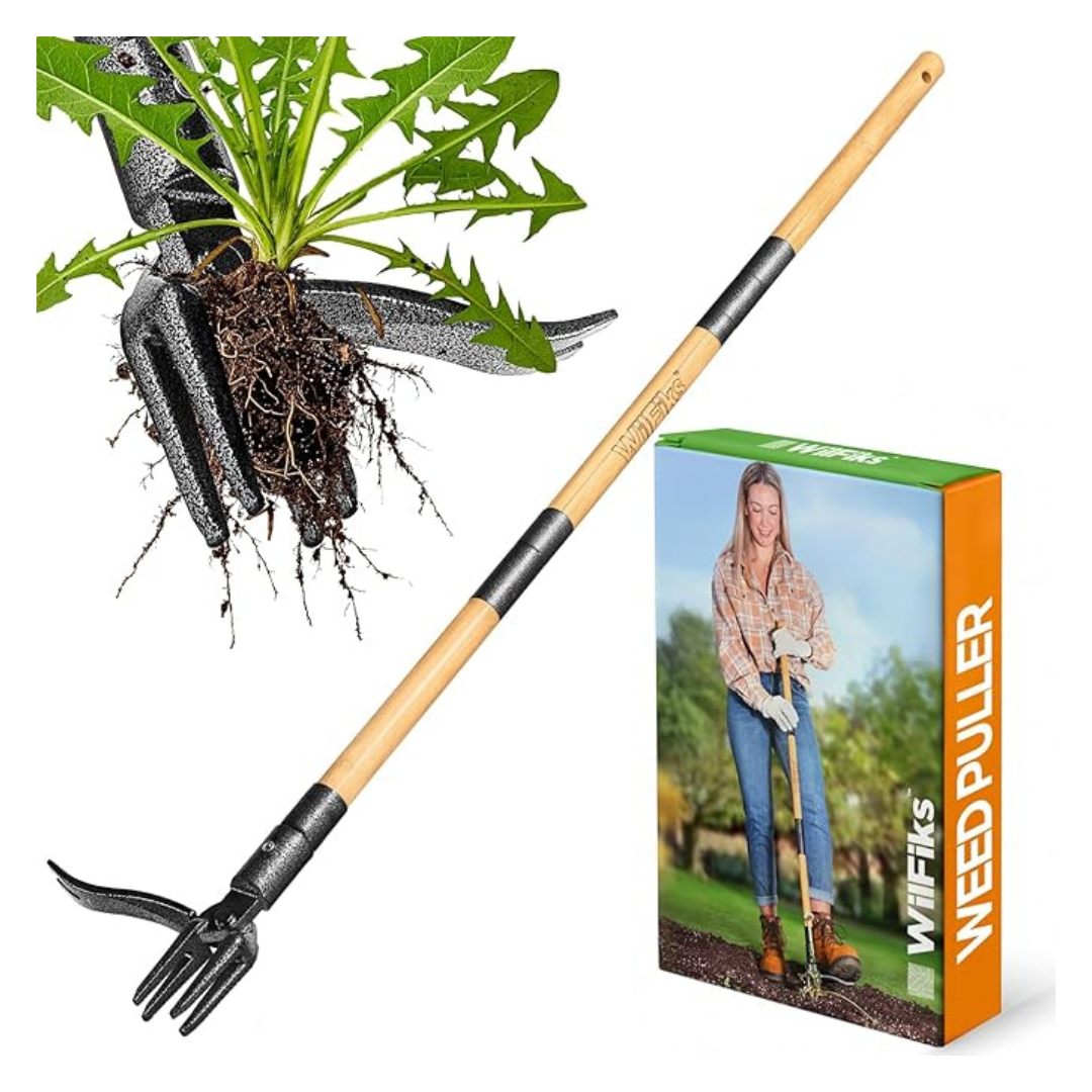 Stand Up Heavy Duty Weed Remover Tool With Long Handle