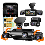 Neideso 2K+1080P Front And Rear Inside Car Dash Cam