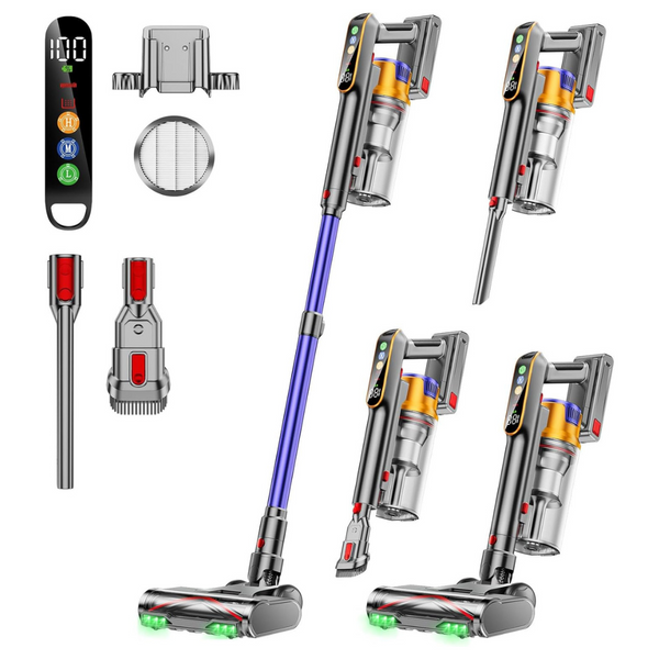 Cordless Vacuum Cleaner With 1.8L Large Dust Cup