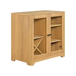 Better Homes & Gardens Aster Bar Cabinet With Solid Wood Frame