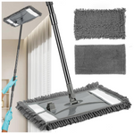 Wall Cleaner Mop With Long Handle & 2 Reusable Pads