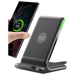 15W Qi-Certified Wireless Charger With Sleep-Friendly Adaptive Light