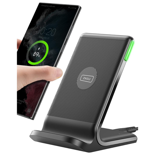15W Qi-Certified Wireless Charger With Sleep-Friendly Adaptive Light