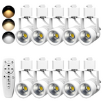 10-Pack 8.5W Stepless 2700-6500k LED Track Lighting Heads