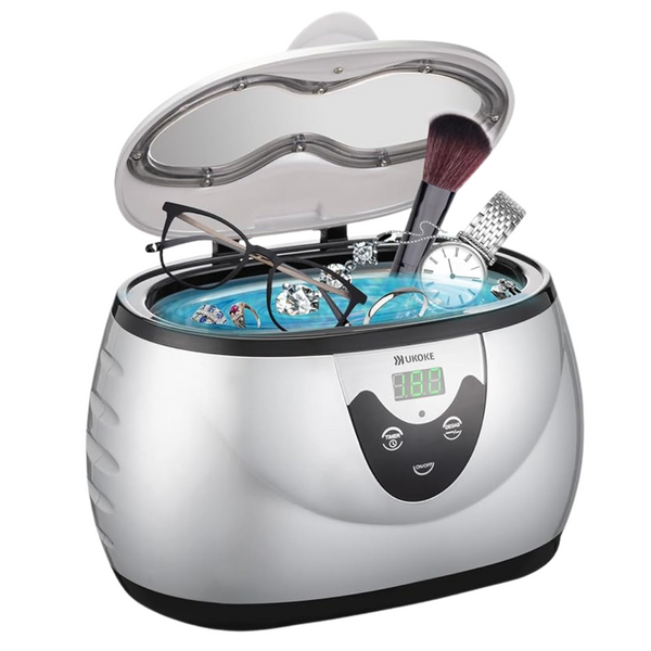 UKOKE 0.6 L Ultrasonic Jewelry Cleaner Machine (3800S)