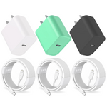 3-Pack Ilouyu 20W PD USB-C Wall Charger Adapter With 6ft Cable