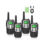 4-Pack Fvamom Rechargeable Walkie Talkies With 22 Channels