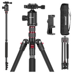 NEEWER 77" Aluminum Compact Travel Camera Tripod & Monopod