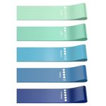 5-Pack Renoj Elastic Resistance Exercise Loop Bands For Workout
