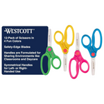 12-Pack Westcott 5" Blunt Safety Anti-Microbial Protection Scissors