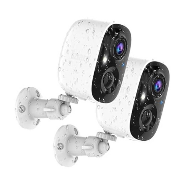 2-Pack Tziarp 2K Indoor WiFi Wireless Security Cameras