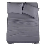 4-Piece Utopia Bedding Microfiber Queen Size Bed Sheets Set