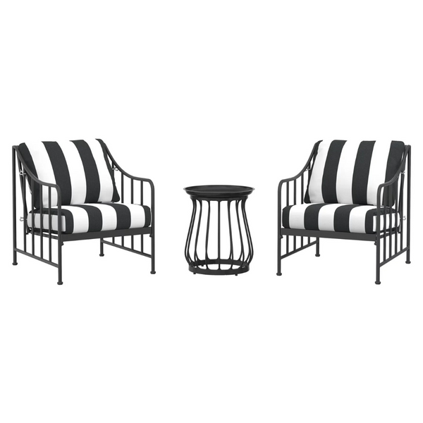 3-Piece Better Homes & Gardens Aubrey Steel Stationary Chat Set