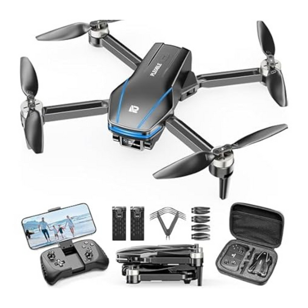 PLEGBLE 4K Camera Drone Foldable Mini RC Quadcopter