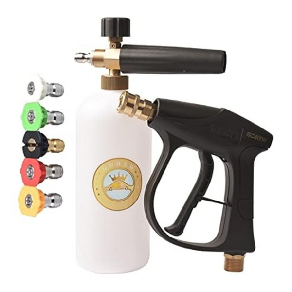 GDHXW High Pressure Foam Blaster Washer Gun w/5 Nozzles