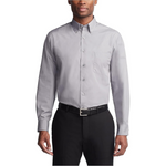 Van Heusen Men's Regular Fit Silky Poplin Solid Dress Shirt