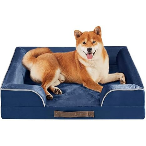 Friends Forever Waterproof All-Foam Bolster Pet Bed