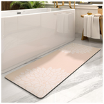 17" x 47" No Stains Bathroom Runner Rug