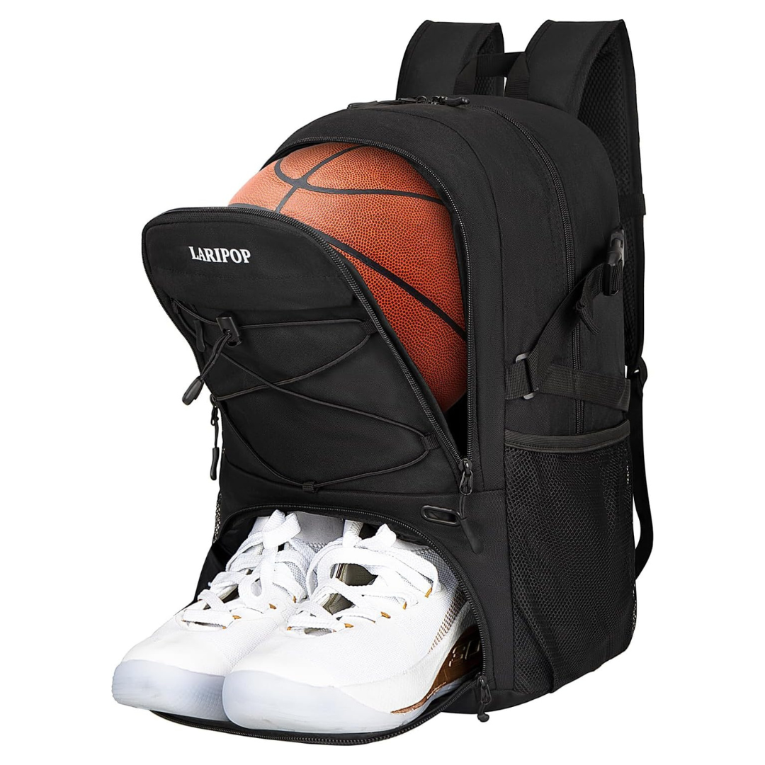 Basketball Backpack With Shoe Compartment And Ball Holder