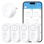 4-Pack GoveeLife Smart Water Leak Detector 1s + WiFi Gateway Alarm Bundle