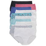10-Pack Hanes Women's Cotton Brief (Various Size)