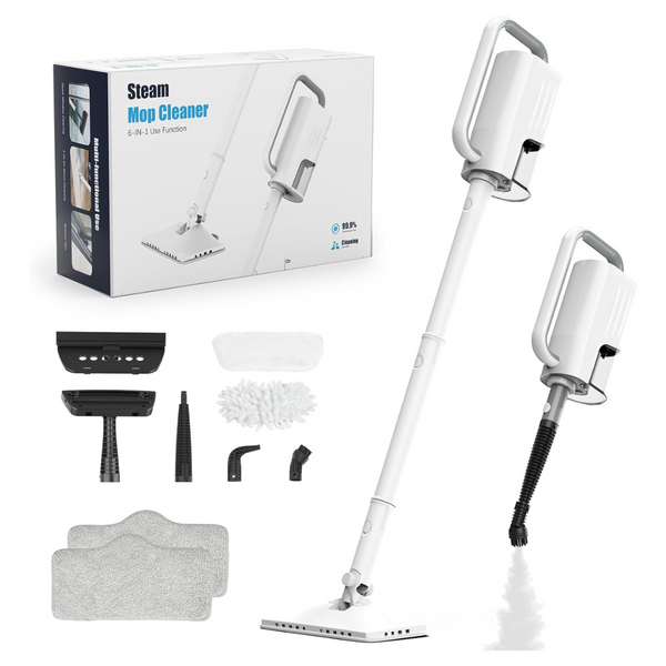 Achtfach 6-in-1 Rotated Steam Mop Cleaner With 2 Modes