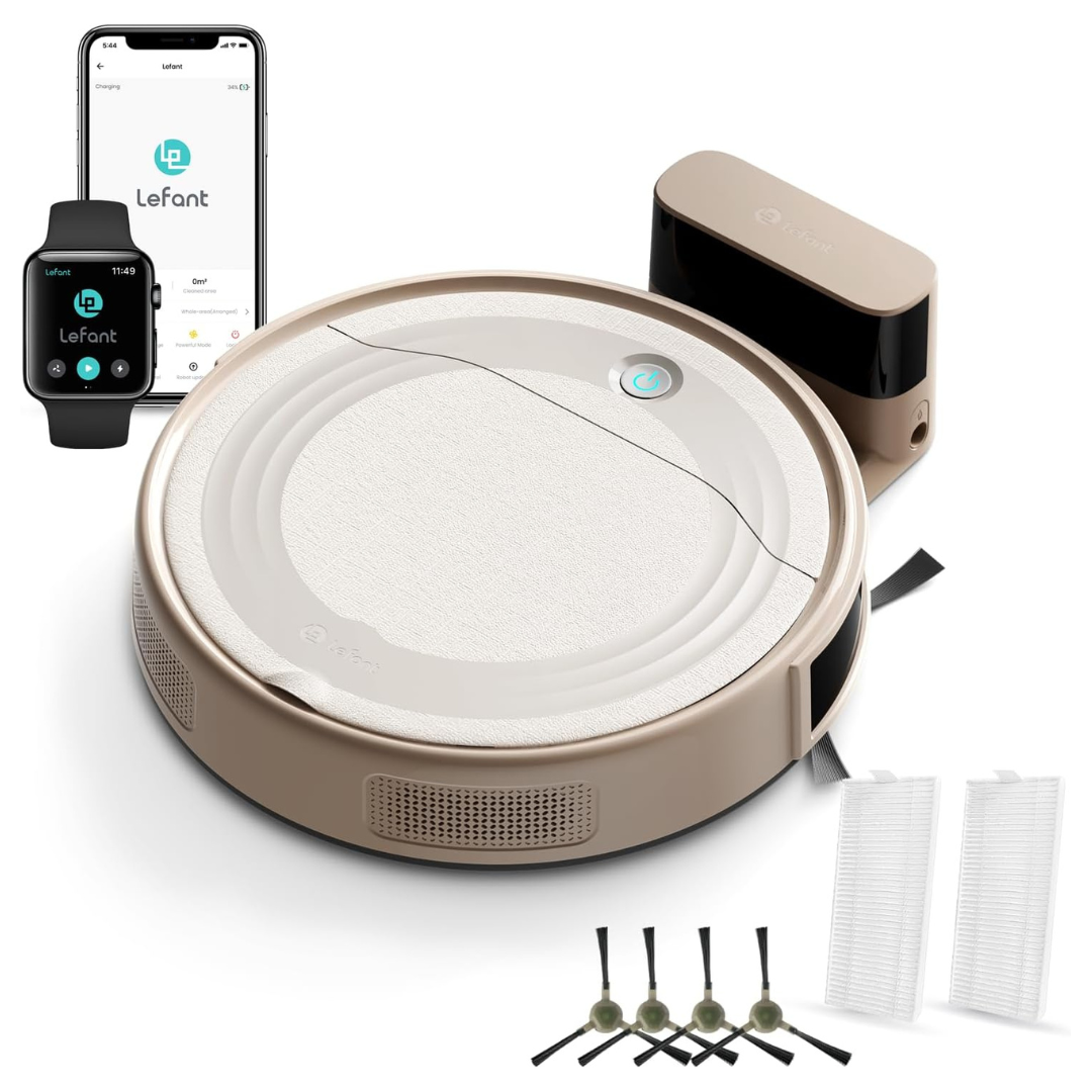 Lefant M310 4500Pa Strong Suction Robot Vacuum Cleaner W/ App/Wi-Fi/Alexa
